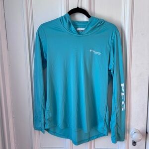 Men’s Columbia PFG ( Performance Fishing Gear) Hooded Long Sleeve Omni Shade